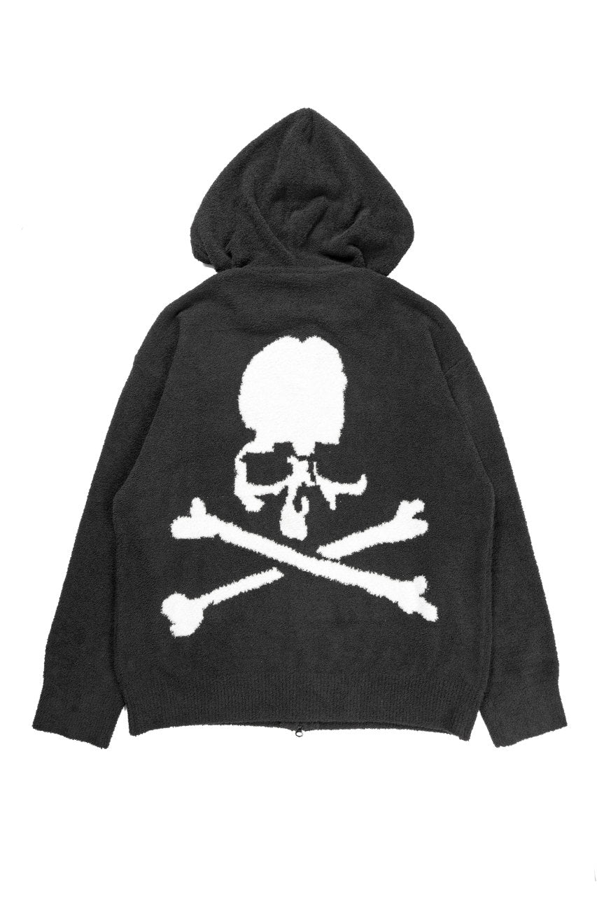 MASTERMIND WORLD LOUNGE FULL-ZIP HOODIE / SOFTLY BOA FLEECE (BLACK