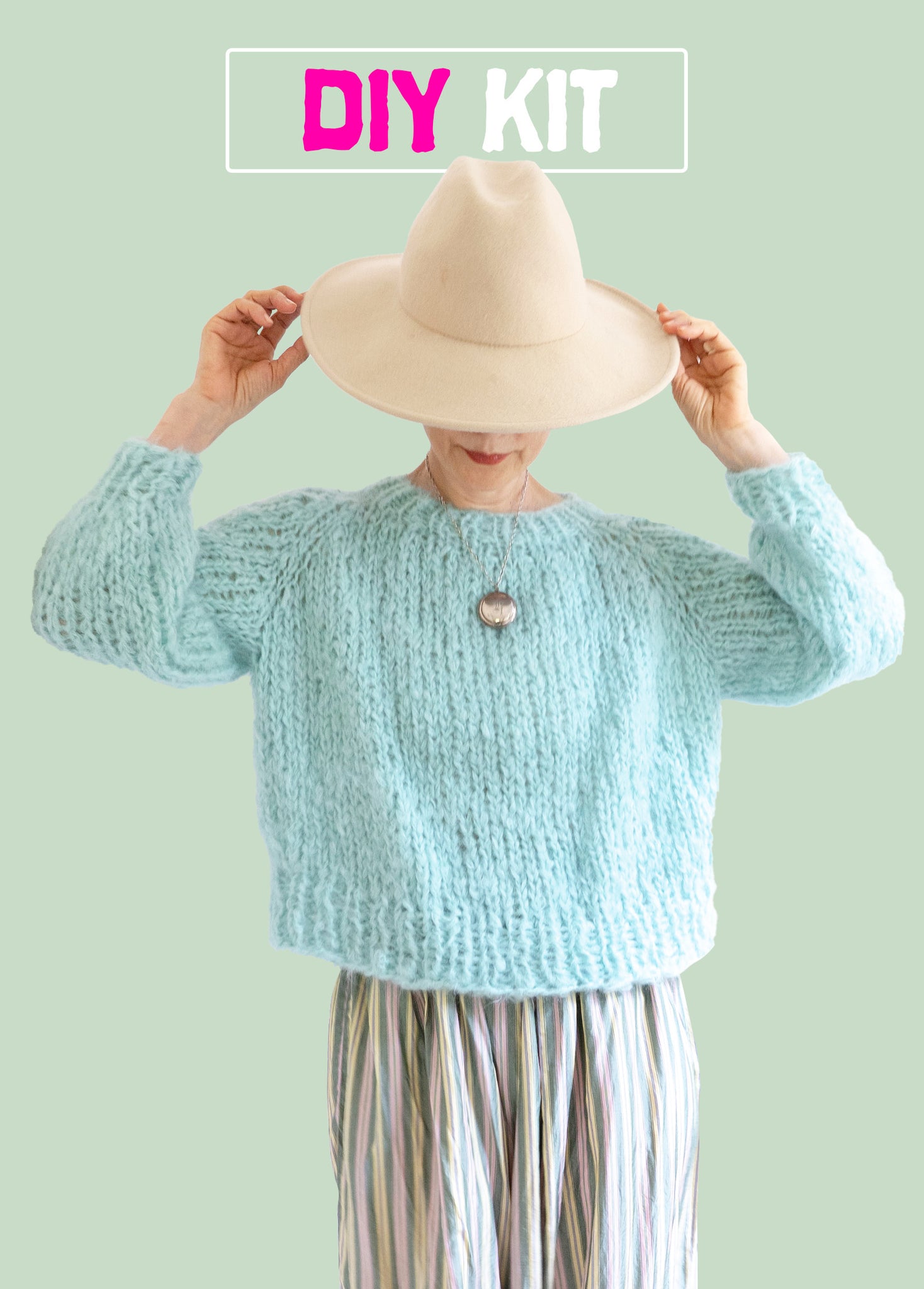 DIY Kit - Top-Down Sweater - Mohair So Soft – Loopy Mango