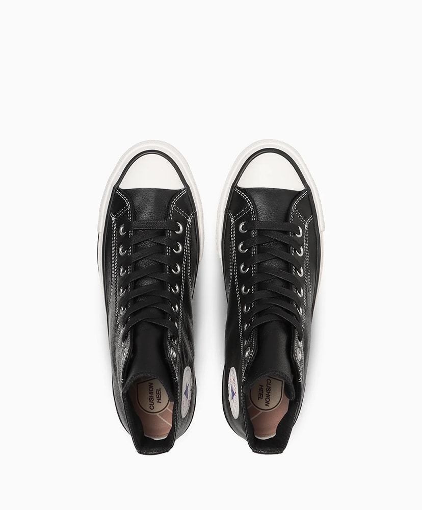 CHUCK TAYLOR LEATHER HI(23.5cm Black/ブラック): CONVERSE ADDICT