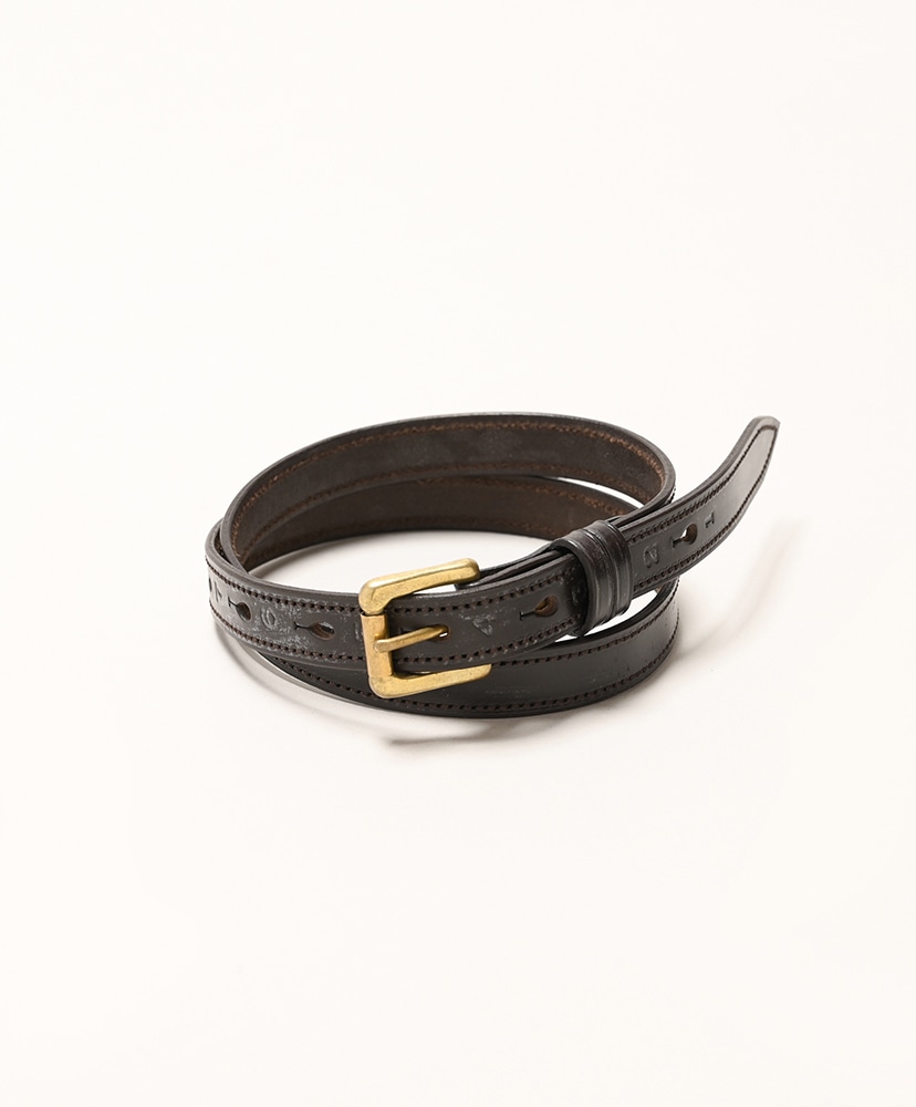Bridle Leather Number Belt(S Black/ブラック): Scye
