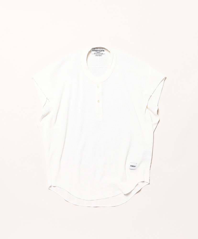 ビックワッフル HENLY ノースリーブ(ONE(WOMEN) ネイビー): AMERICANA