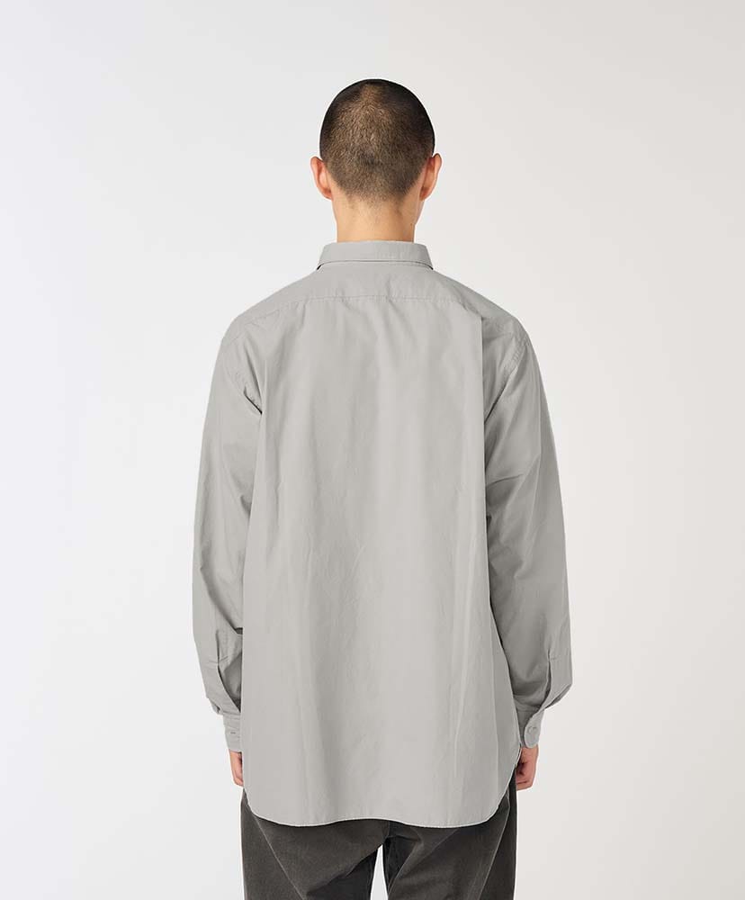 Regular Collar Wind Shirt(0(WOMEN) H/グレー): nanamica