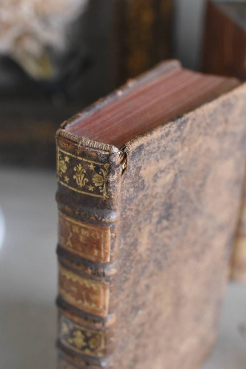 アンティークブック.52 フランスアンティーク雑貨 古書 ディスプレイ