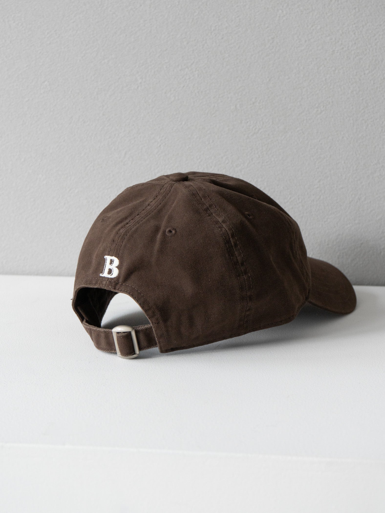 予約]Bロゴ刺繍CAP/ブラウン – Lumier