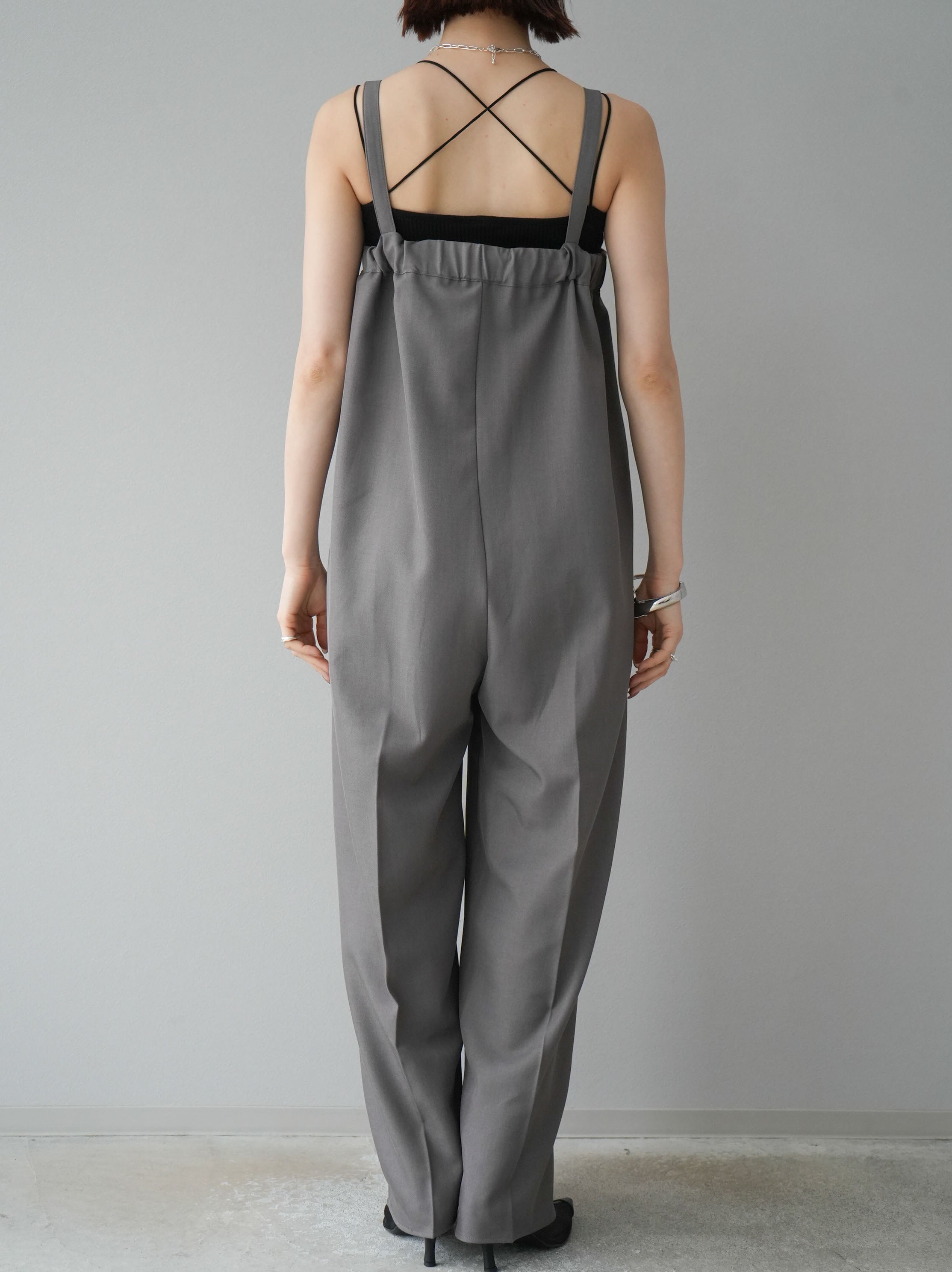 予約]ツイルベアサロペット/グレー – Lumier