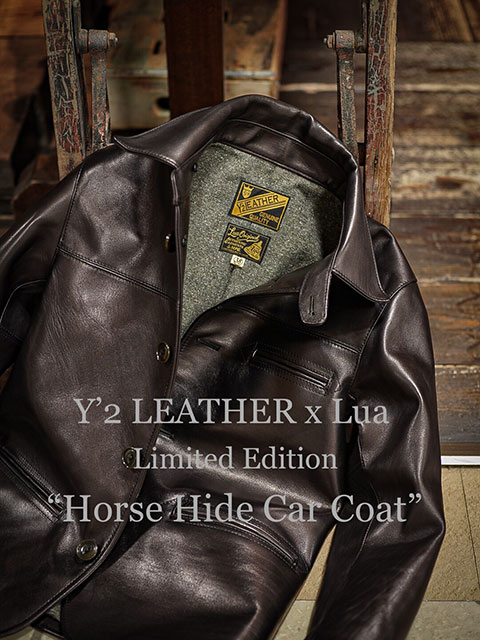 予約商品 (12月予定) 】 【 LUA × Y'2 LEATHER（ルア×ワイツーレザー