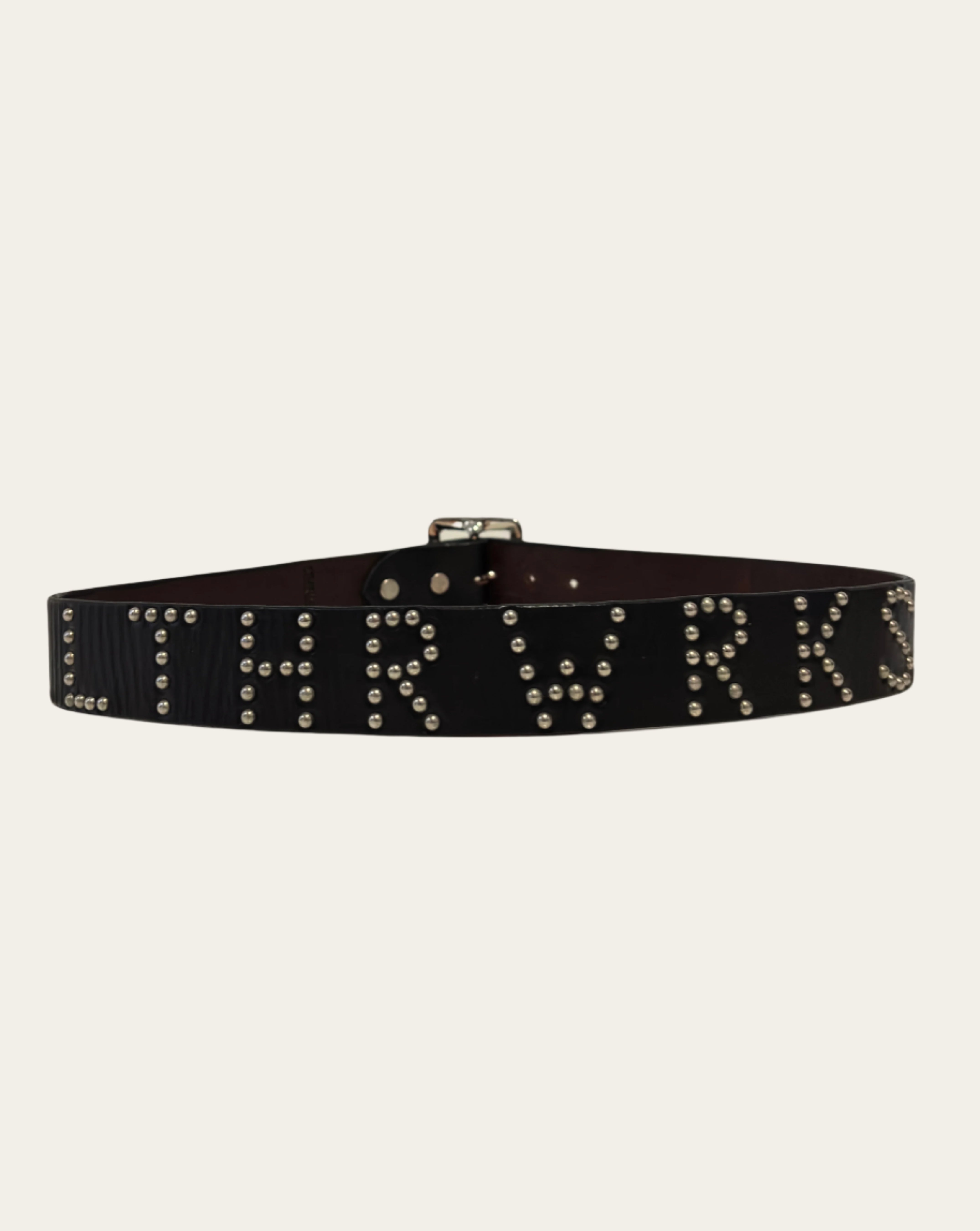 Black Studded Belt (Made to order) – LTHR WRKS
