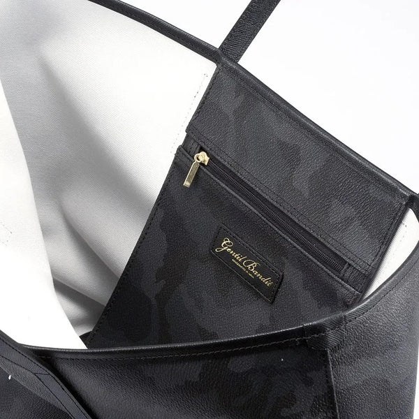 GENTIL BANDIT/ジャンティバンティ トートバッグ MM ブラックカモ