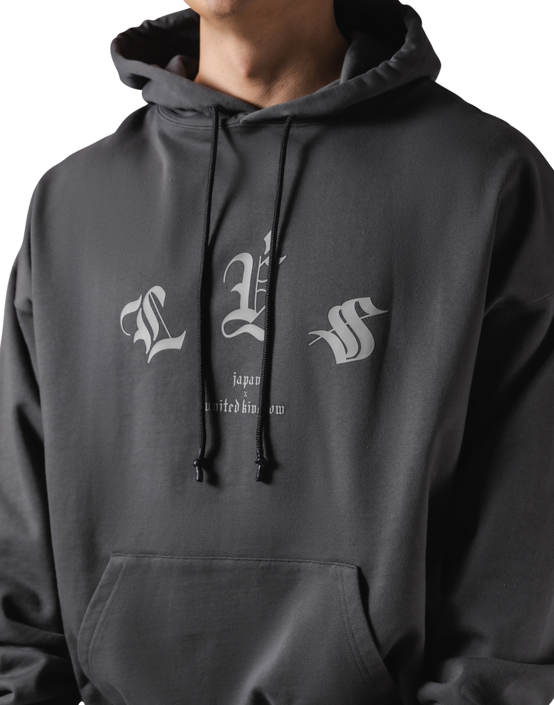 Old English Sweat Hoodie - D.Grey – LÝFT