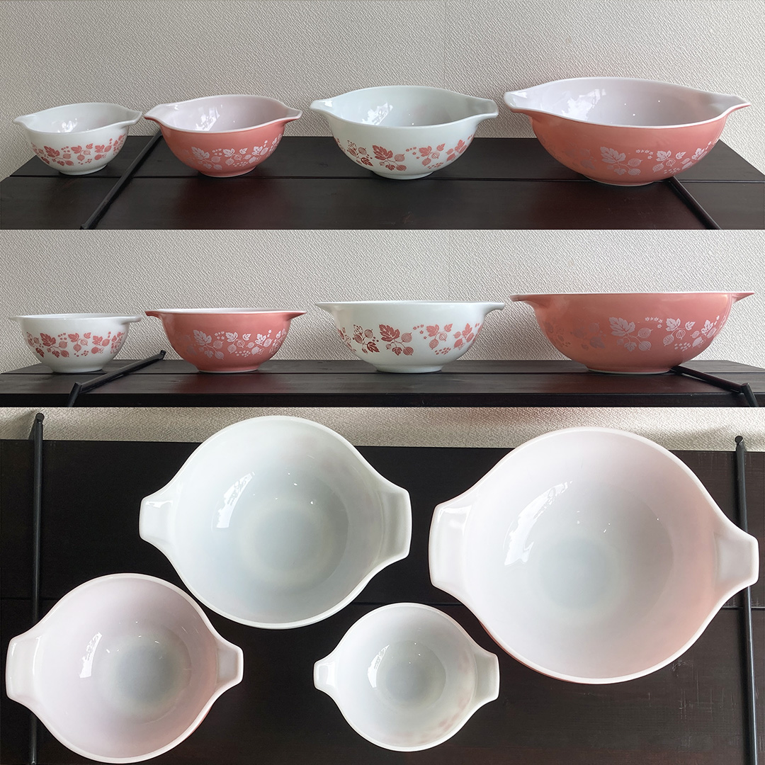 シンデレラミキシングボウル グースベリー ピンク Mサイズ 1950～1960