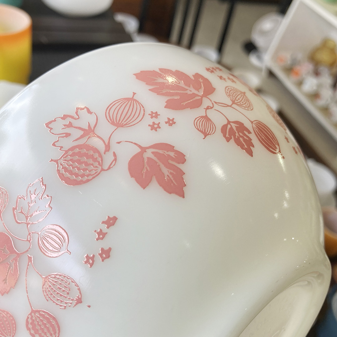 シンデレラミキシングボウル グースベリー ピンク Sサイズ 1950～1960