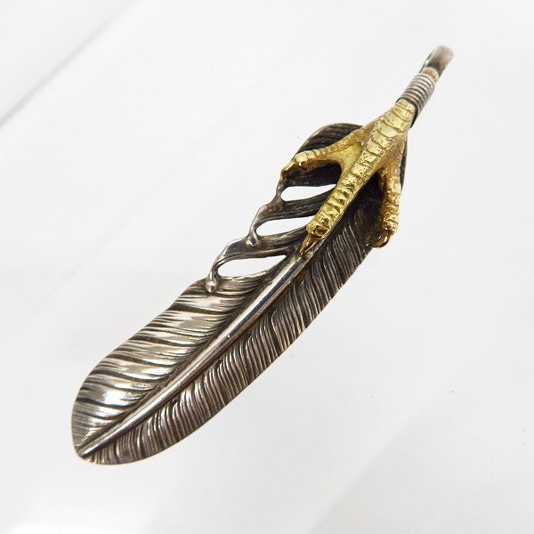 買取価格表】WING ROCK/ウィングロック 18K/金爪 フェザーペンダントの