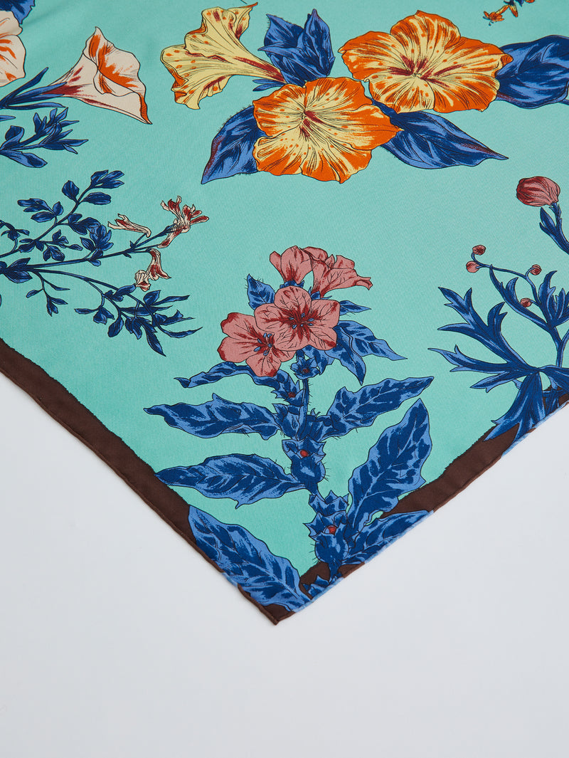 シルクスカーフ88＞フラワーブーケ – manipuri