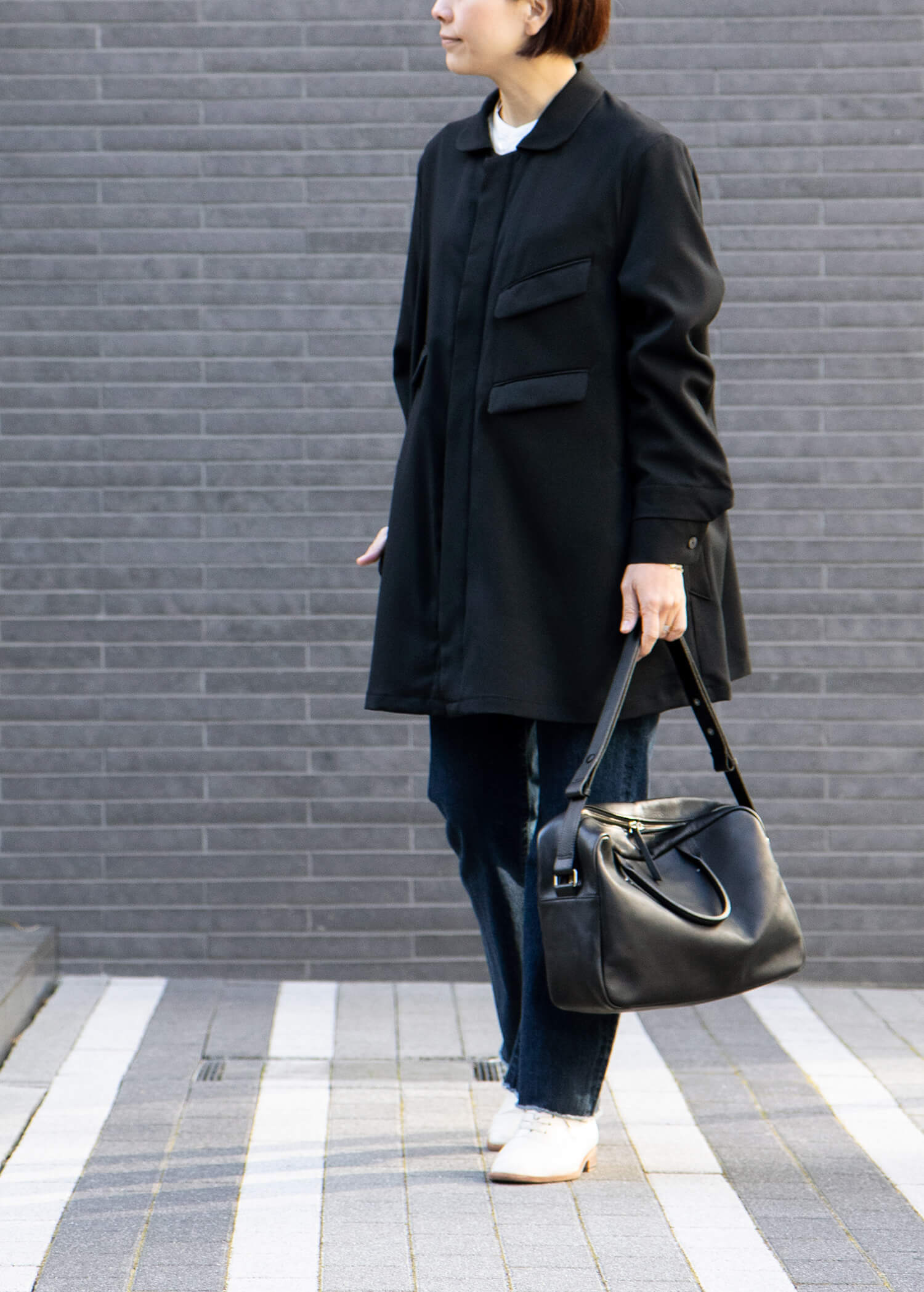 スリッポンコート BLACK」「Slip-on Black」soutiencollar（ステン