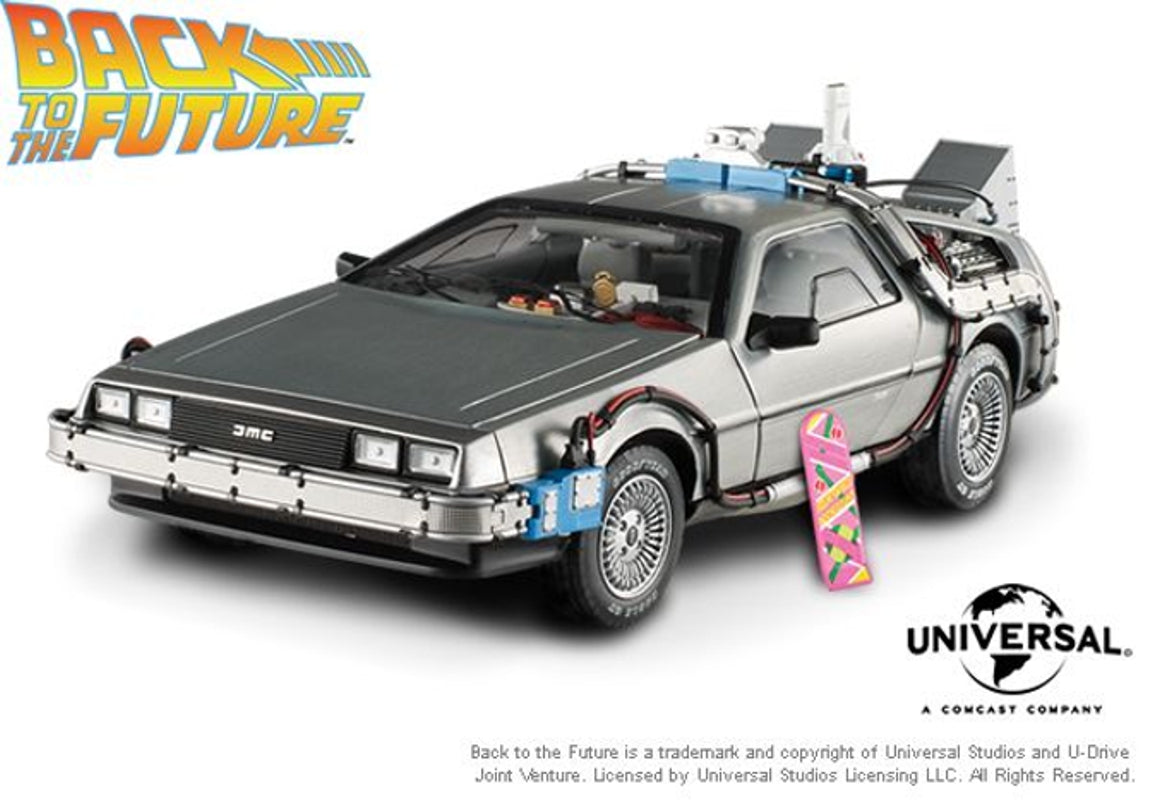 Hot Wheels ELITE Back To The Future Time Machine with Mr. Fusion