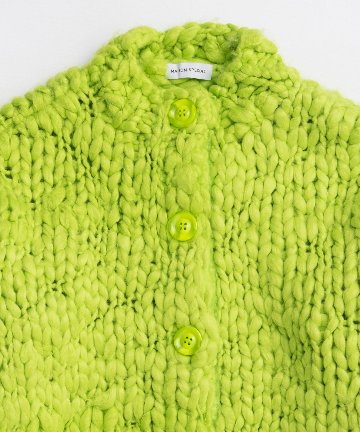 Hand Slub Knit Cardigan