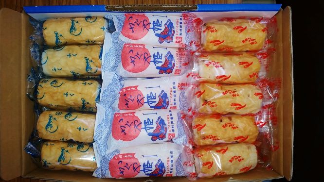 ミニちくわ3種セット 30本入 （ふぐちくわ・かぐや姫・うにちくわ