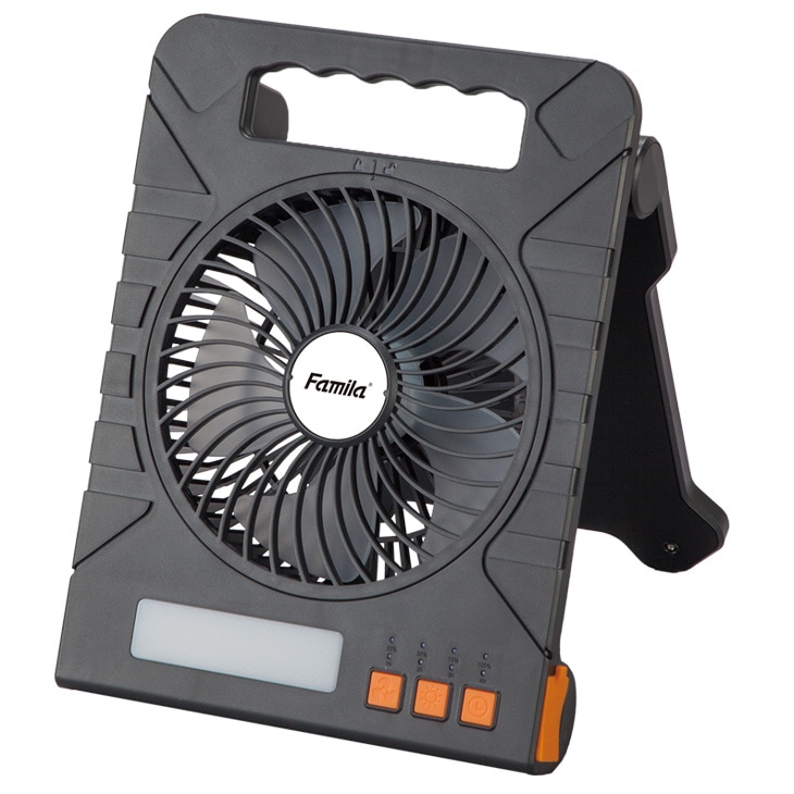 ファミラ 充電式ソーラーパワフルファン 本体のみ 付属品は付きません