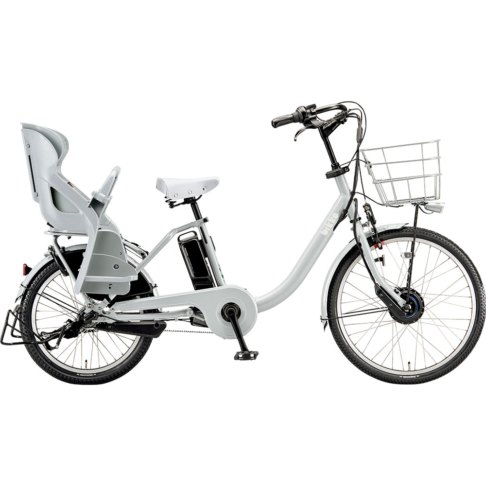 1年保証 送料無料 ブリヂストン ビッケ 20インチ グレー 電動アシスト