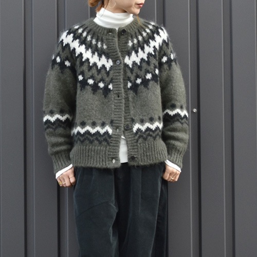 bn-20fl-056) / BATONER (バトナー) / MOHAIR NORDIC CREW NECK