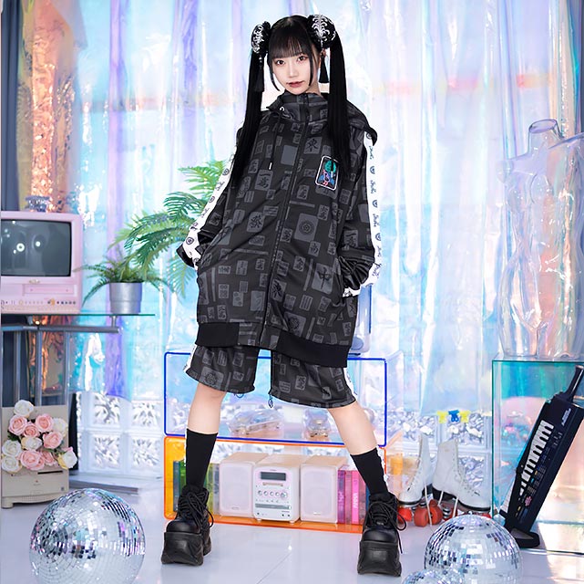 BOXER-01 レザー＆メッシュ厚底シューズ 【BLACK】DEMONIA(デモニア