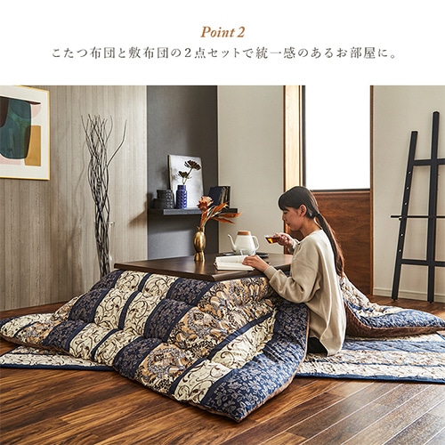 こたつ布団 セット イケヒコ 長方形 205×245cm VIORSET245（商品番号