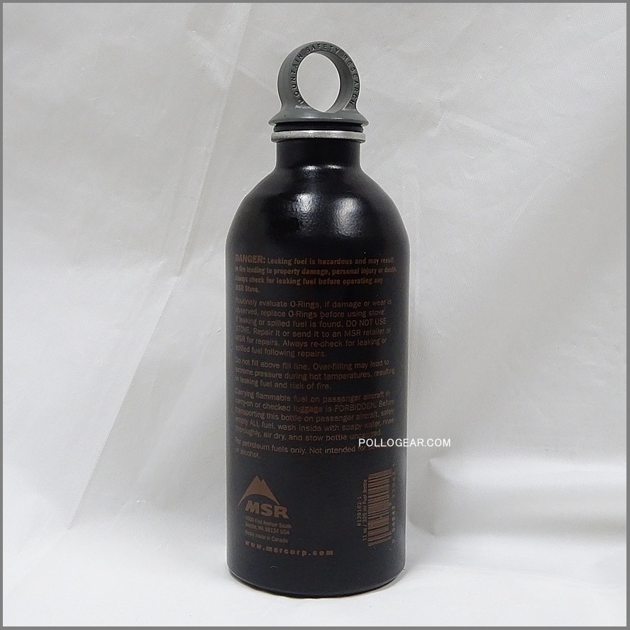 MSR　ミリタリー　ボトル　ブラック　22オンス 極上 カナダ軍 MSR <BR>ブラック ミリタリー 11oz<BR>フューエルボトル