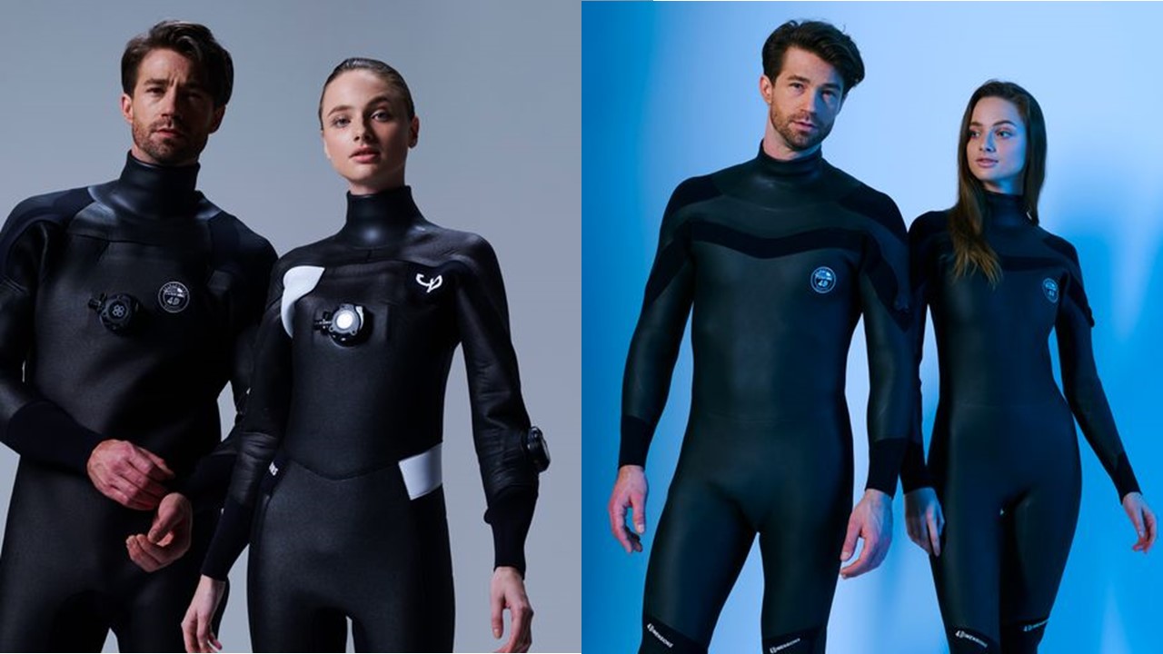 トップレベルの技術《4D》がダイバー向けのウエット＆ドライスーツを