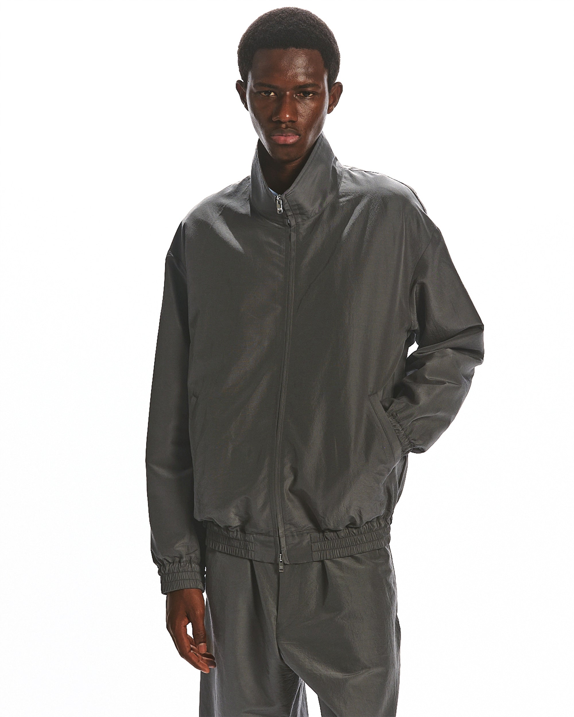 ブラタクシルクxオーガニックウールタフタ / スポーツジャケット, Sage
