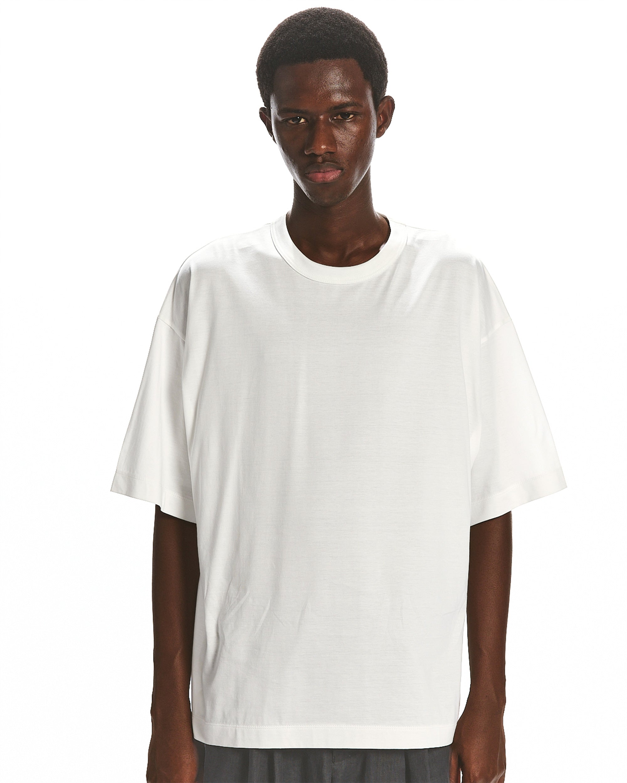 オーガニックGIZA 80/2天竺 / コンフォートフィットTee, White – MARKAWARE
