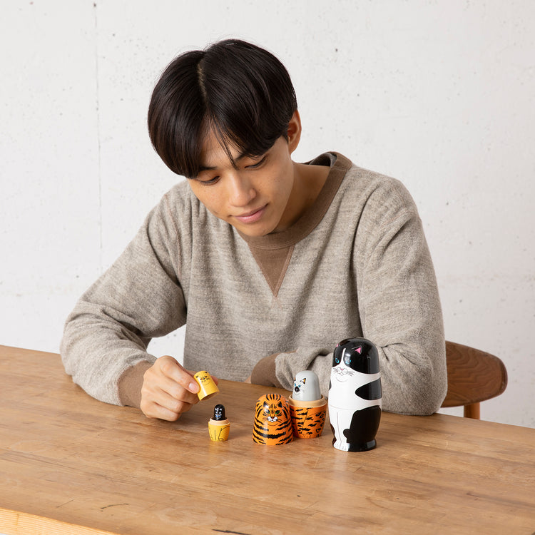 DETAIL | ディテール ×MIDORI KOMATSU Feline 5 猫マトリョーシカ