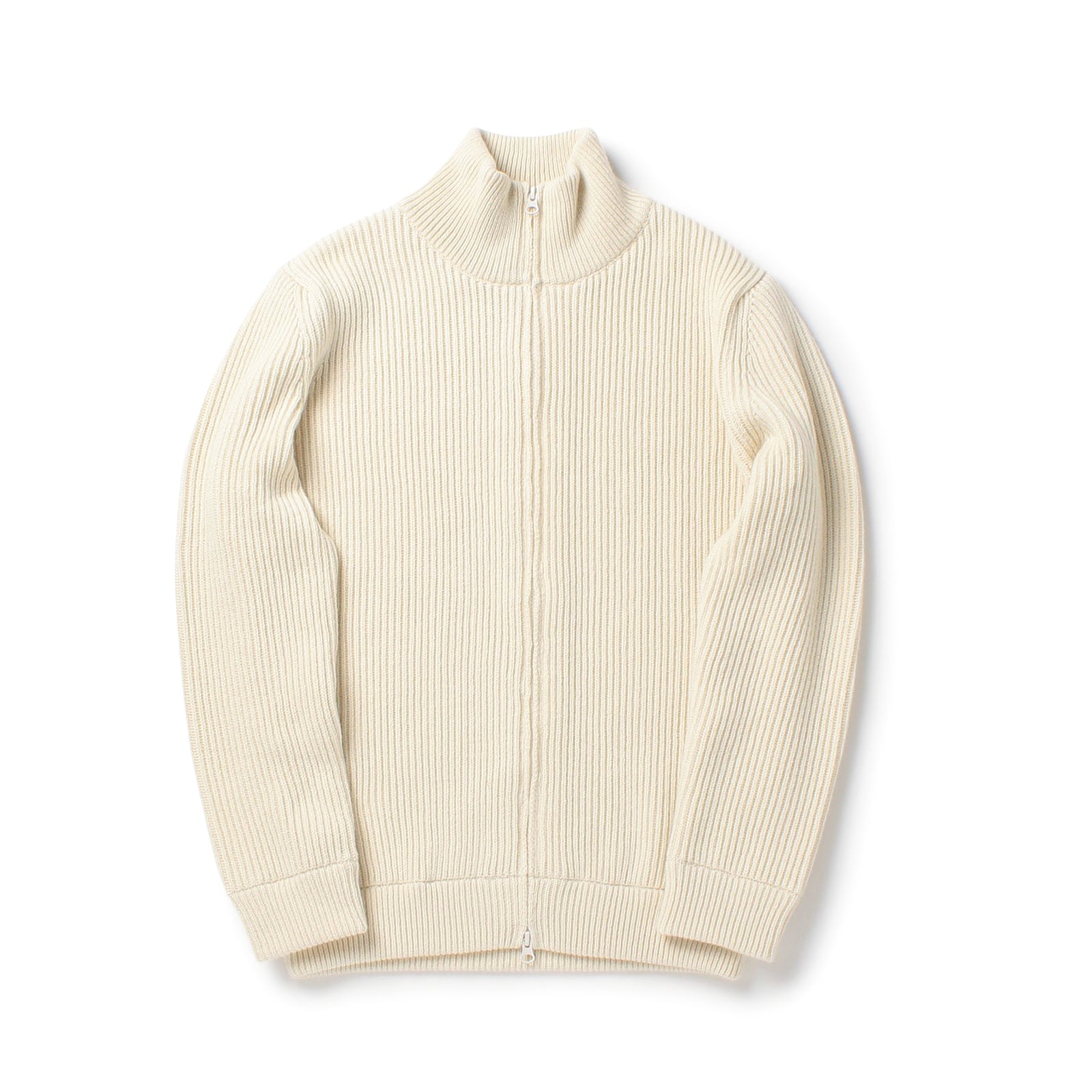 nomiamo（ノミアモ）カシミヤドライバーズニット オフホワイト