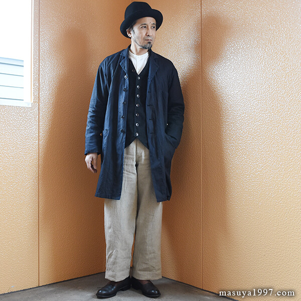 DjangoAtour “DA maquignon indigolinen coat” | MASUYA