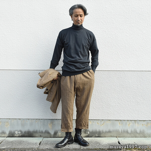 Olde Homesteader “Mil Mock Neck Long Sleeve” - Interlock - | MASUYA