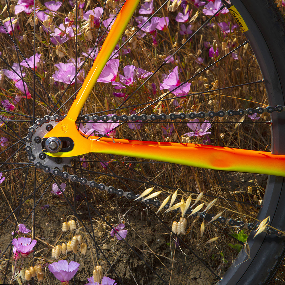 MASH Steel Frameset Orange/Yellow Fade – MASH SF