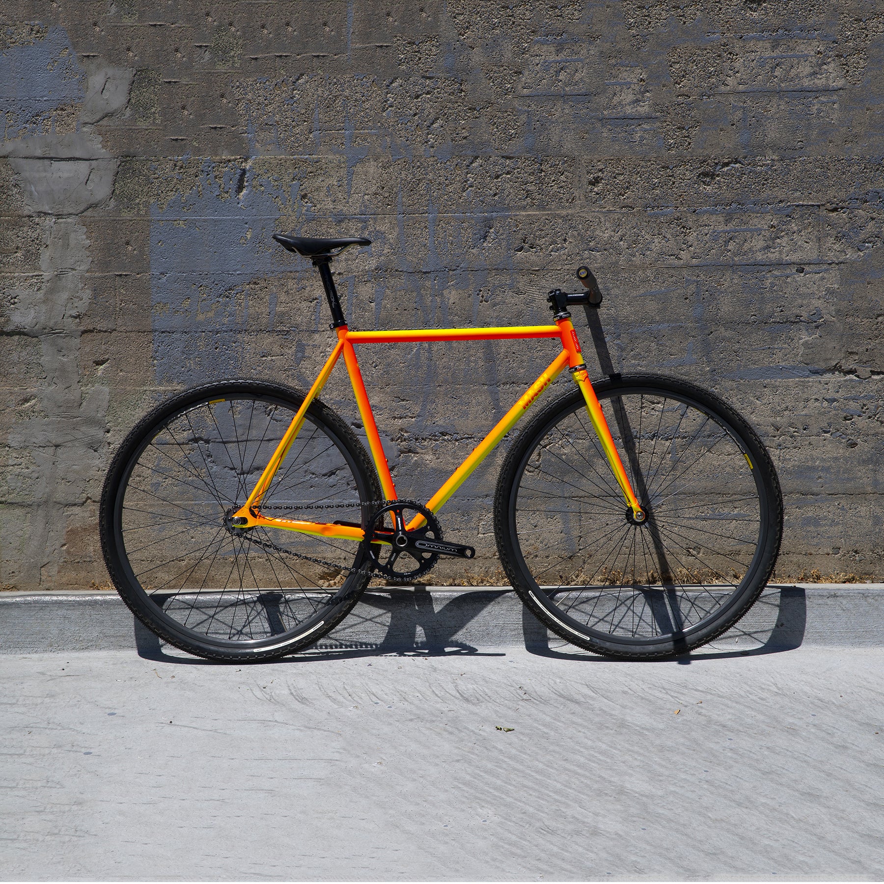 MASH Steel Frameset Orange/Yellow Fade – MASH SF