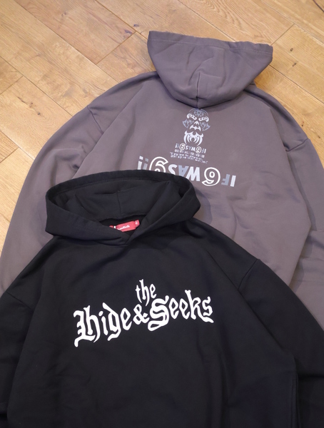 Hide and Seek ×Toru Nishiura 「The H&S Hooded Sweat Shirt」 プル