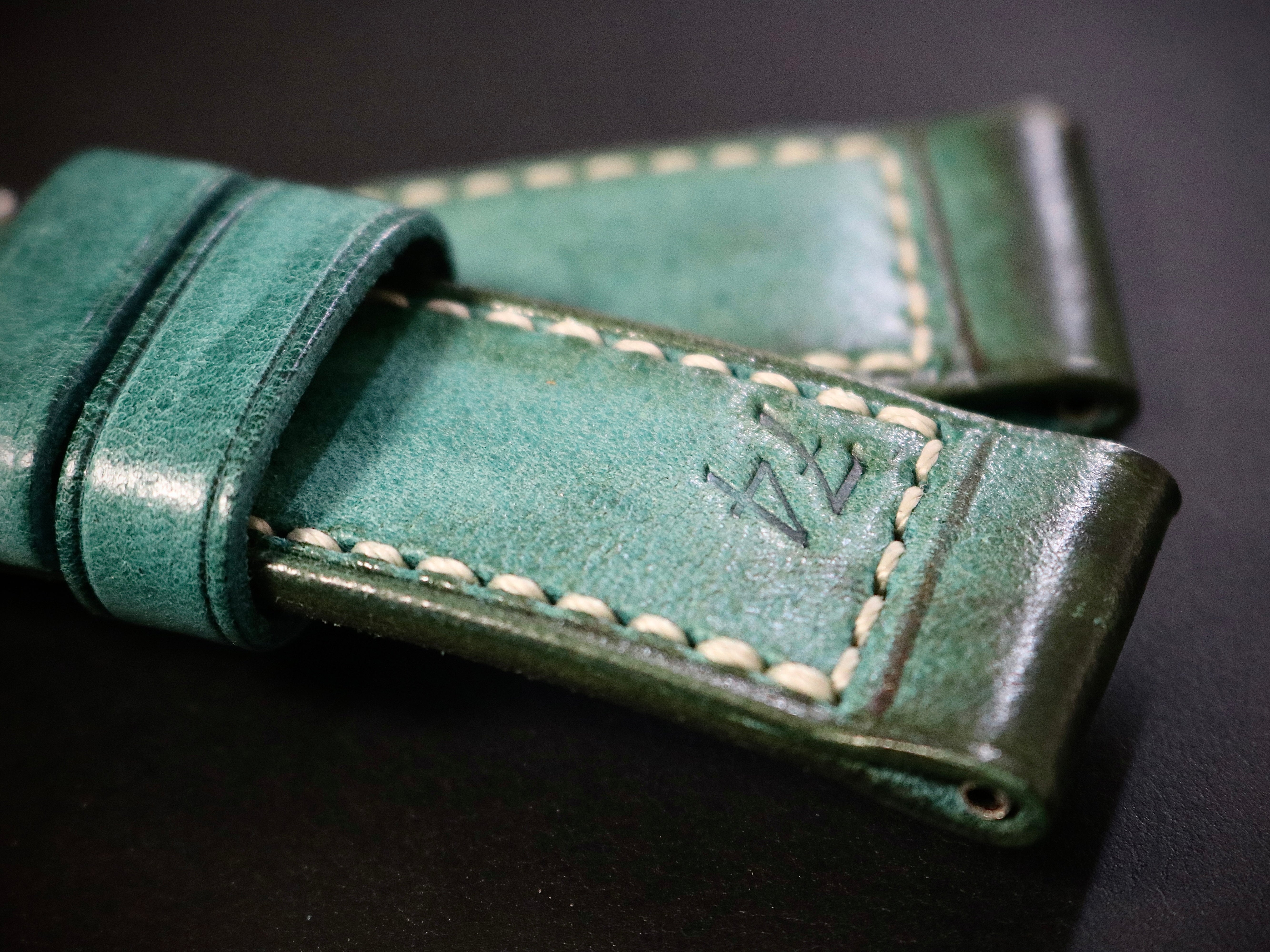 M74｜イタリアンショルダー｜エクストラターコイズ｜No.001｜24-24mm