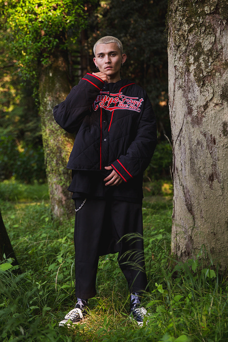 BASEBALL EMBROIDERY NYLON JKT – MAYO