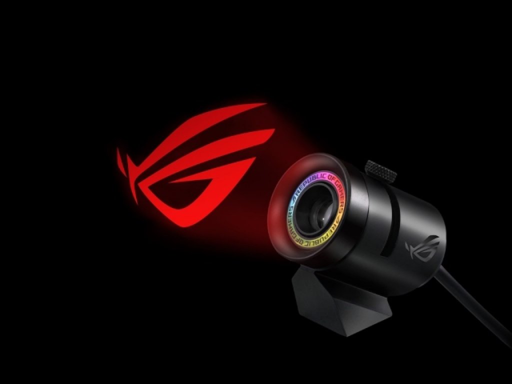 ASUS ROG Spotlight ROGのロゴマークを投影するAura Sync対応USB