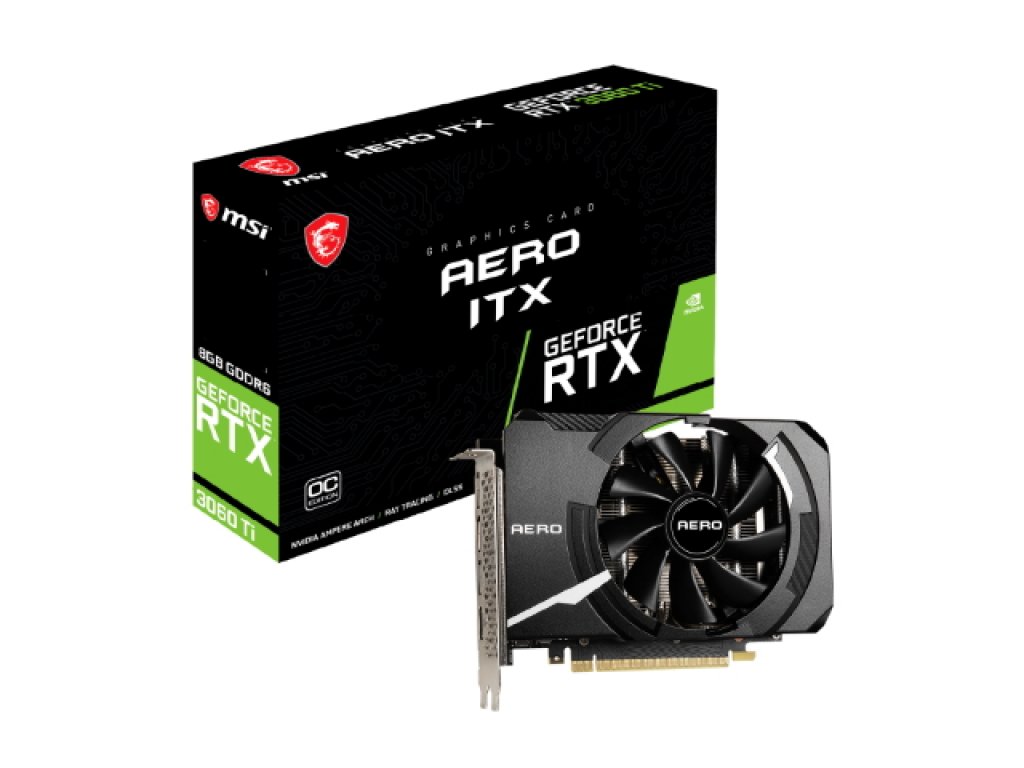 MSI GeForce RTX 3060 Ti AERO ITX 8G OC LHR AERO ITX GEFORCE RTX