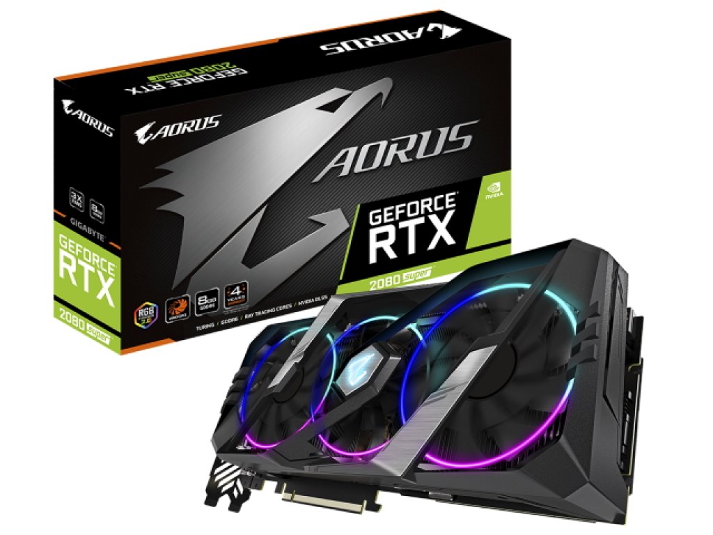 GIGABYTE の GEFORCE RTX 2080 SUPER 搭載グラフィックスカード3モデル