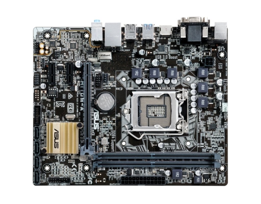 ASUS H110M-A インテル 100シリーズ LGA1151対応 intel H110チップ