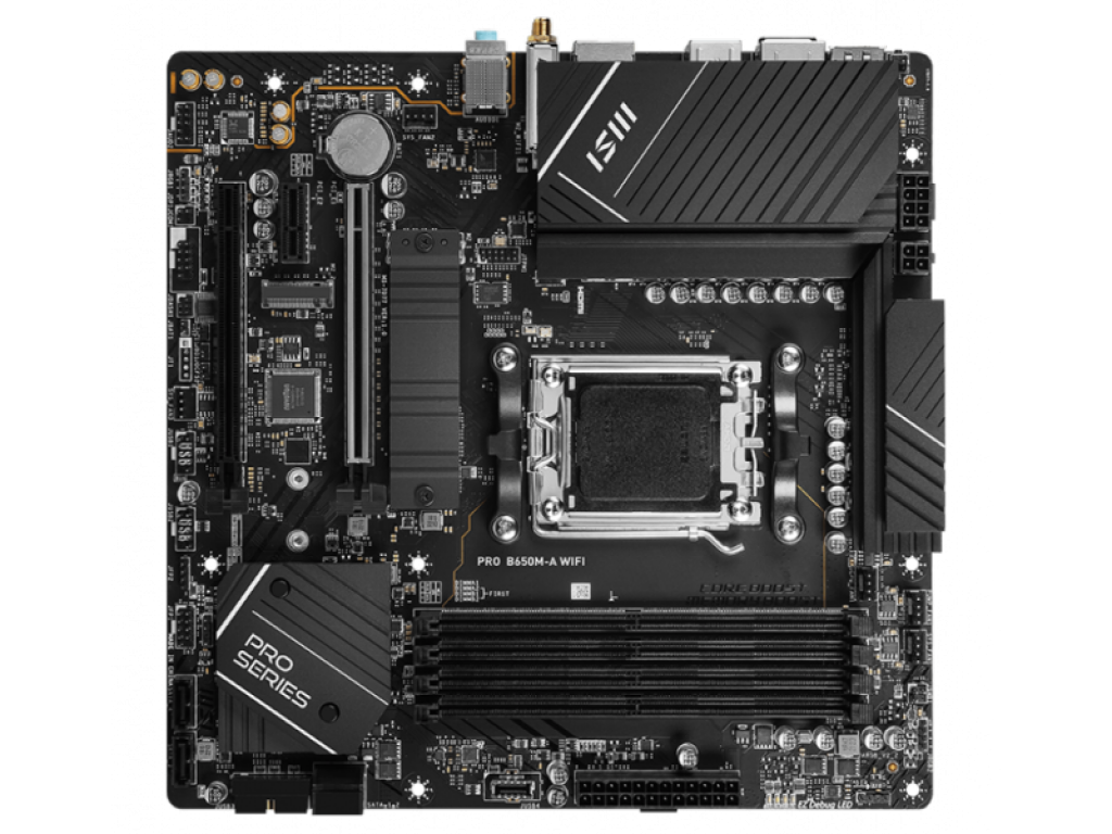 MSI PRO B650M-A WIFI AMD 600シリーズ Socket AM5対応 AMD B650