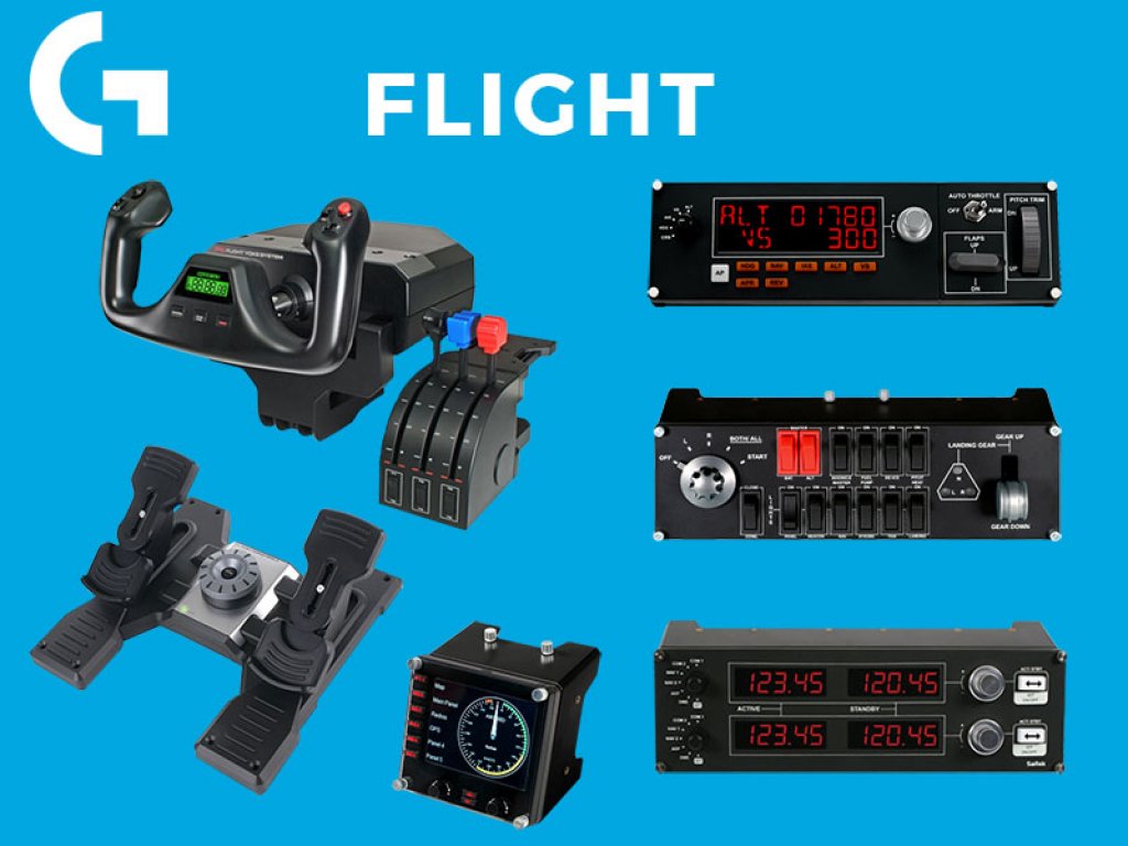 Logicool Gブランドからフライトシュミレータ用コントローラー7機種が