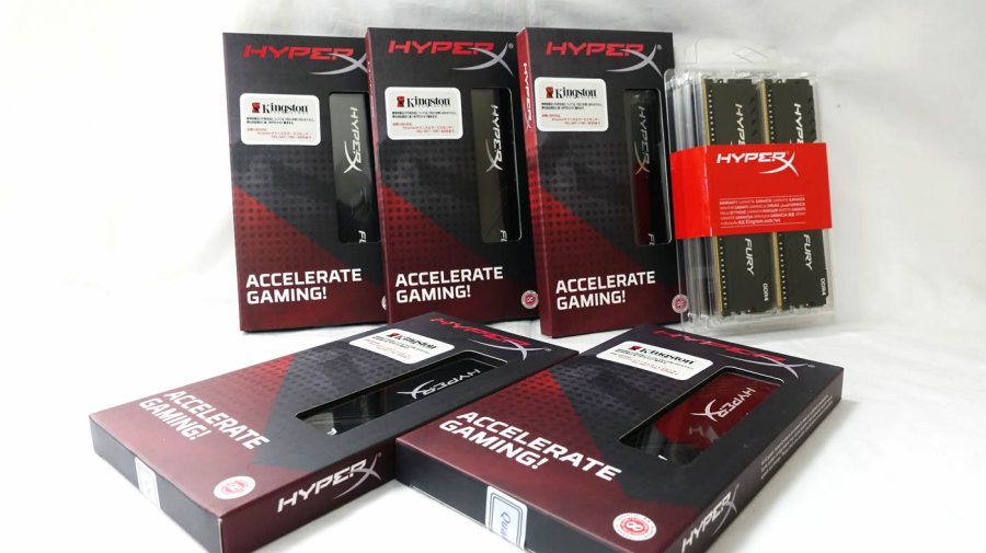 HYPERX FURY DDR4シリーズ追加ラインアップ、ハイクロックモデルや大