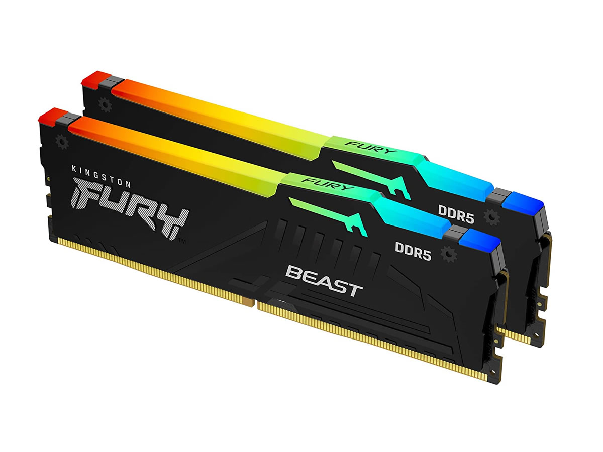 Kingston KF552C40BBAK2-64 FURY Beast DDR5 RGB 288pin DDR5-5200