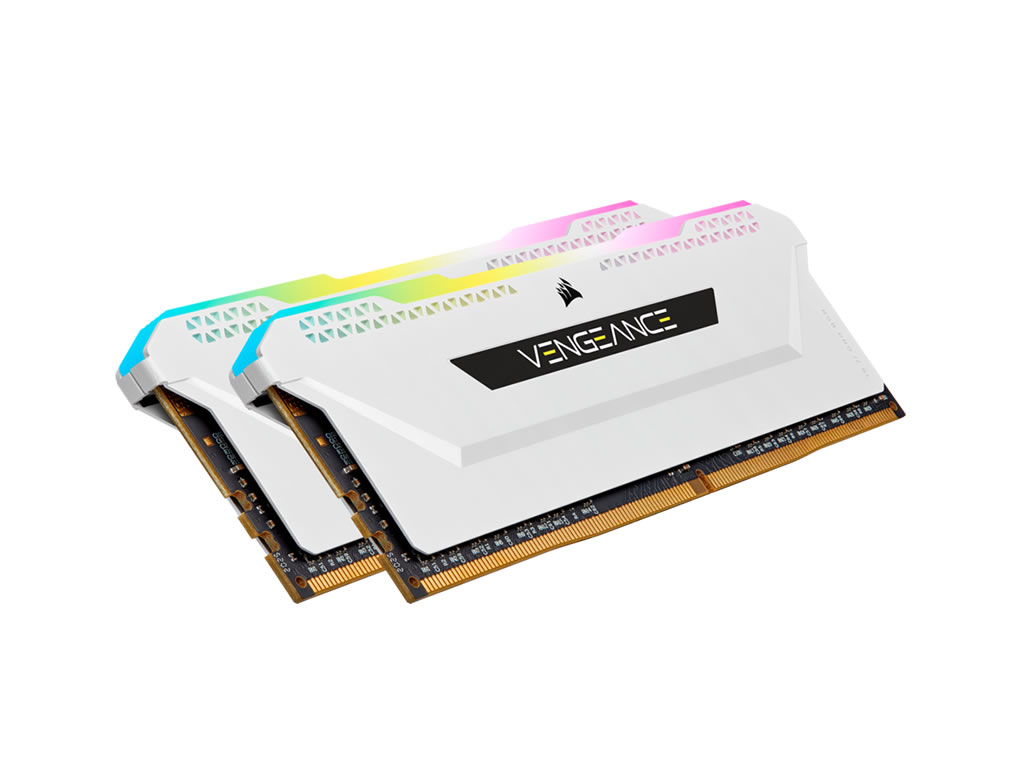 Corsair CMH32GX4M2E3200C16W VENGEANCE RGB PRO SL 288pin DDR4-3200