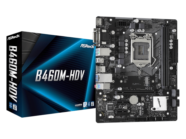 ASRock B460M-HDV インテル 400シリーズ LGA1200対応 intel B460チップ