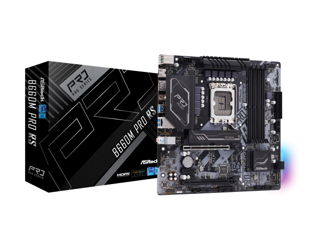 ASRock B660M Pro RS インテル 600シリーズ LGA1700対応 intel B660